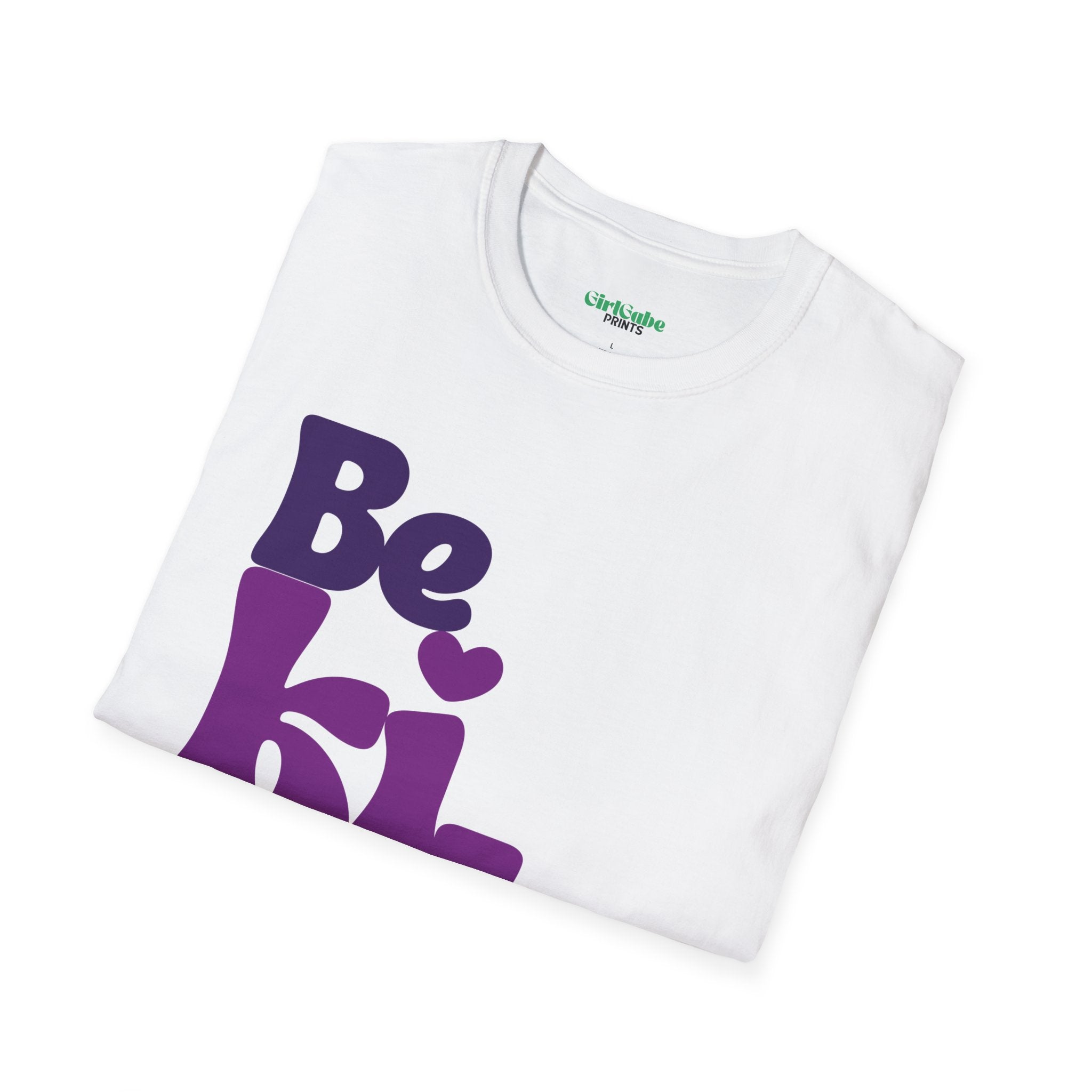 Be Kind T-Shirt — Purple Retro Faith Tee (Ephesians 4:32)