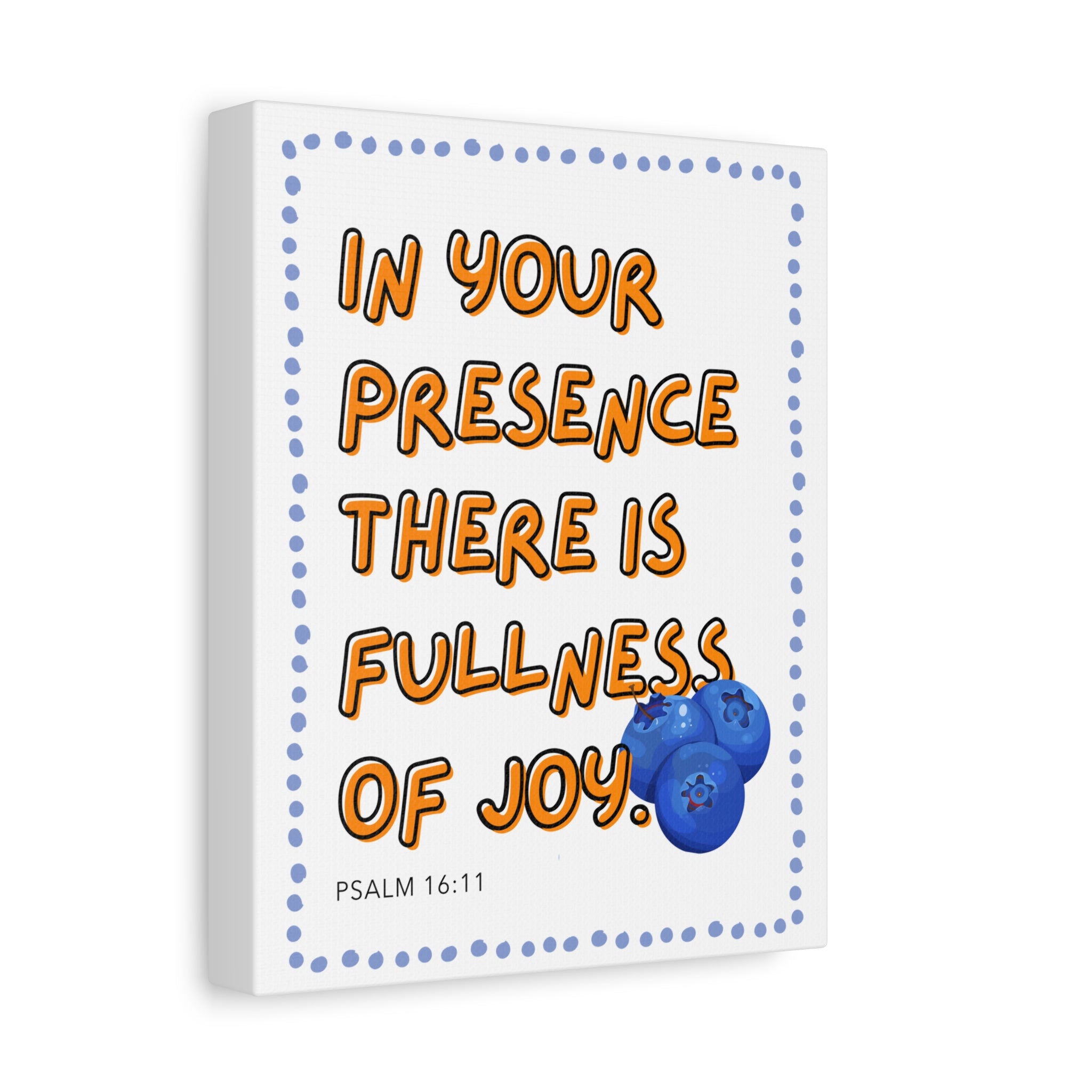 Joy - Fruit of the Spirit Matte Stretched Canvas Wall Art