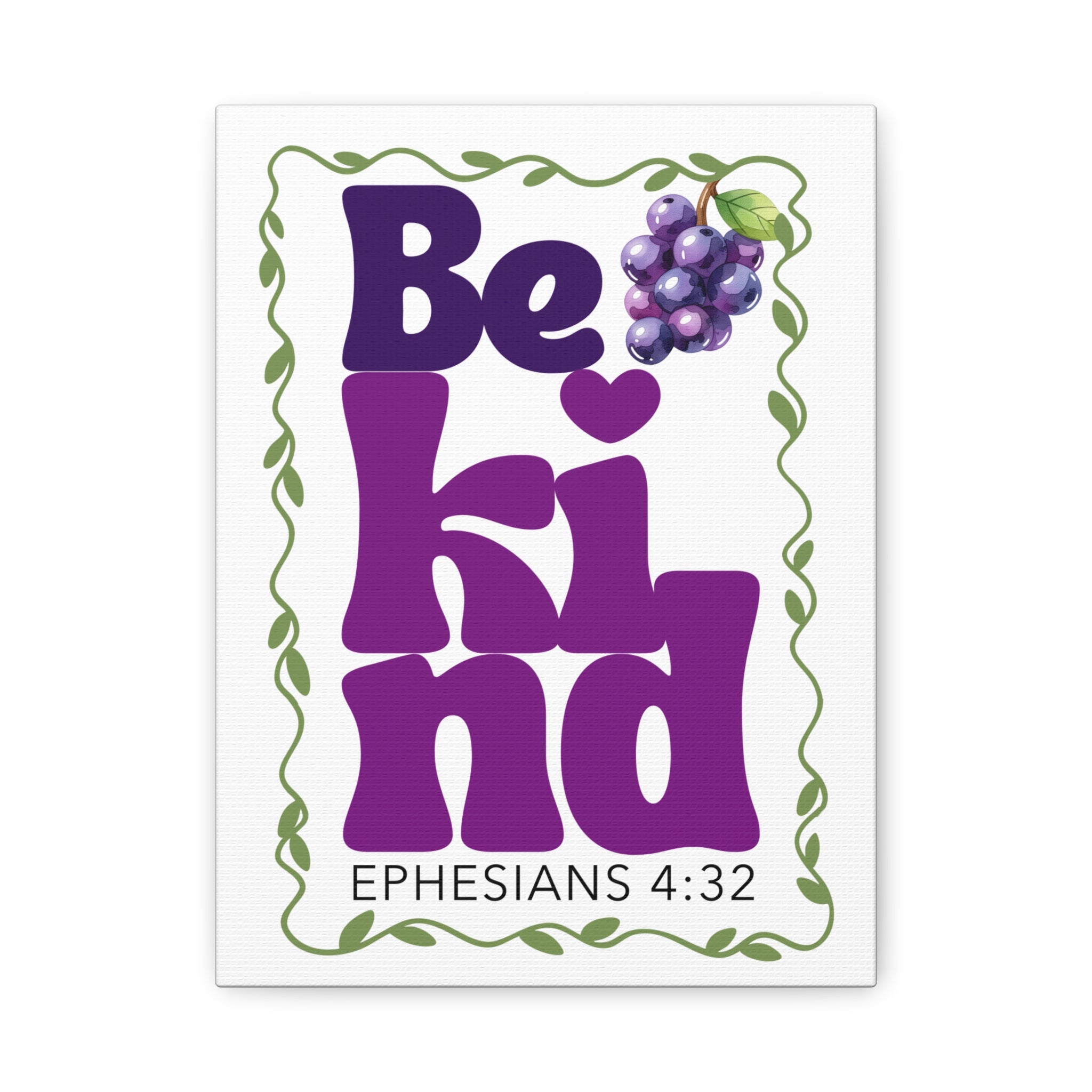 Kindness - Fruit of the Spirit Stretched Canvas Wall Art