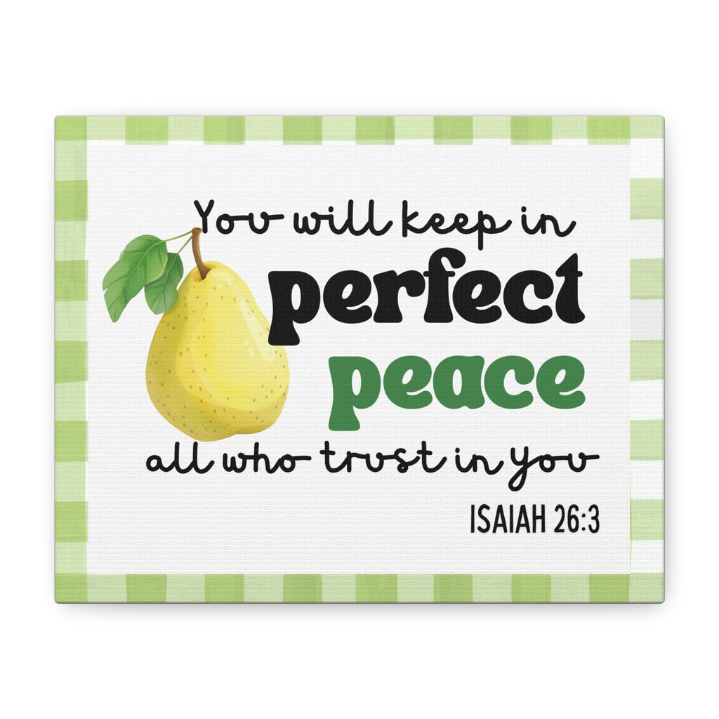 Peace - Fruit of the Spirit Stretched Matte Canvas