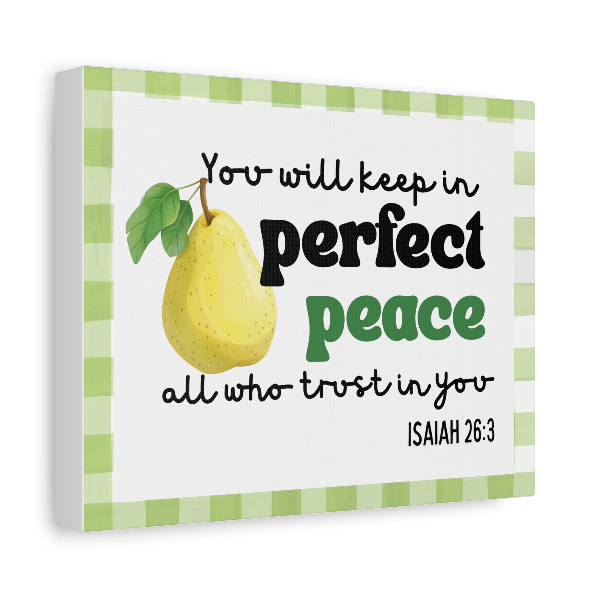 Peace - Fruit of the Spirit Stretched Matte Canvas