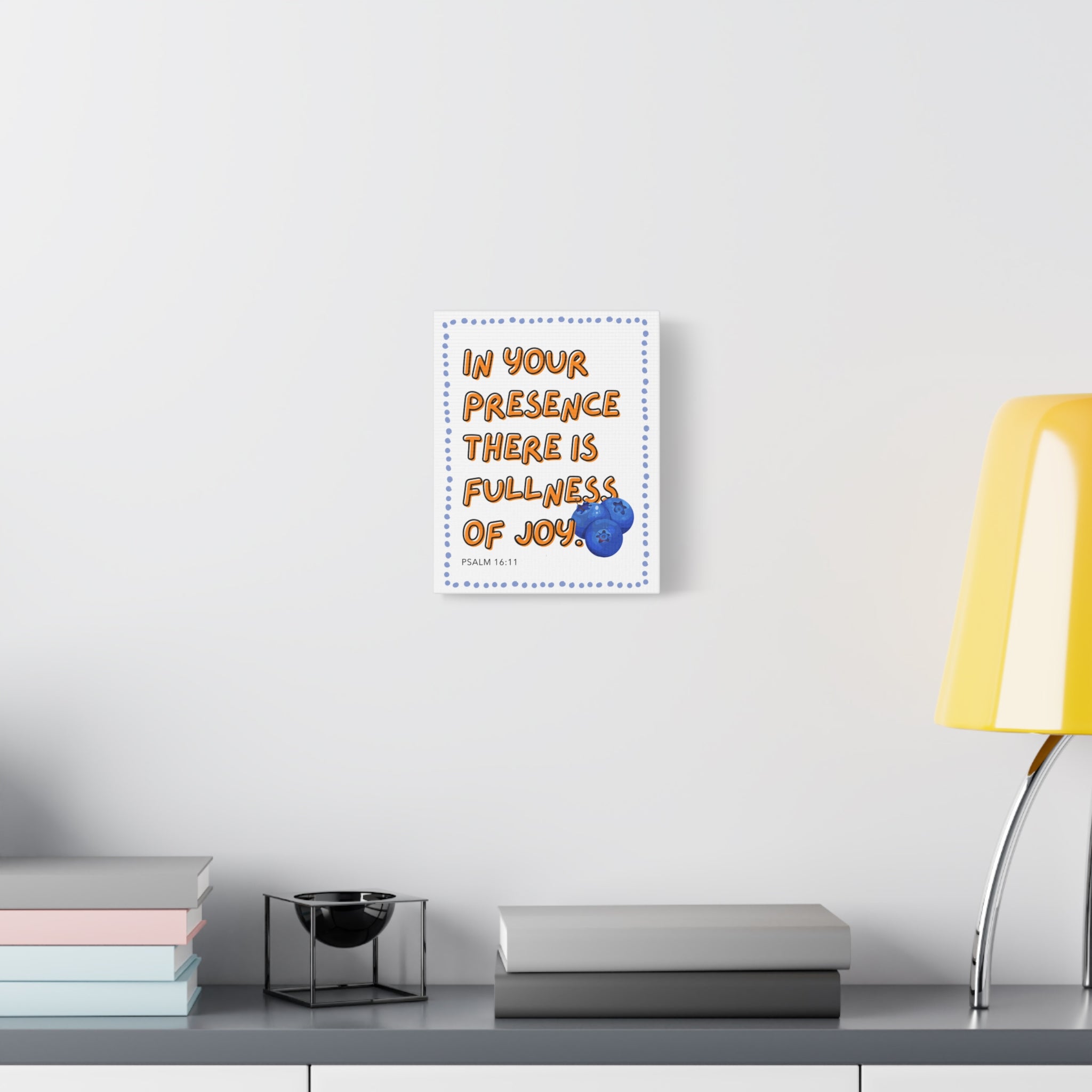 Joy - Fruit of the Spirit Matte Stretched Canvas Wall Art