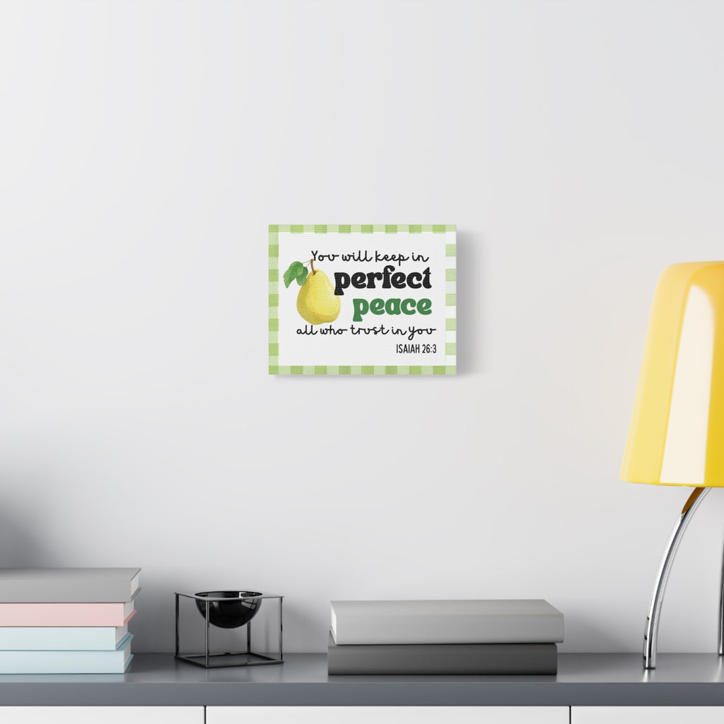 Peace - Fruit of the Spirit Stretched Matte Canvas
