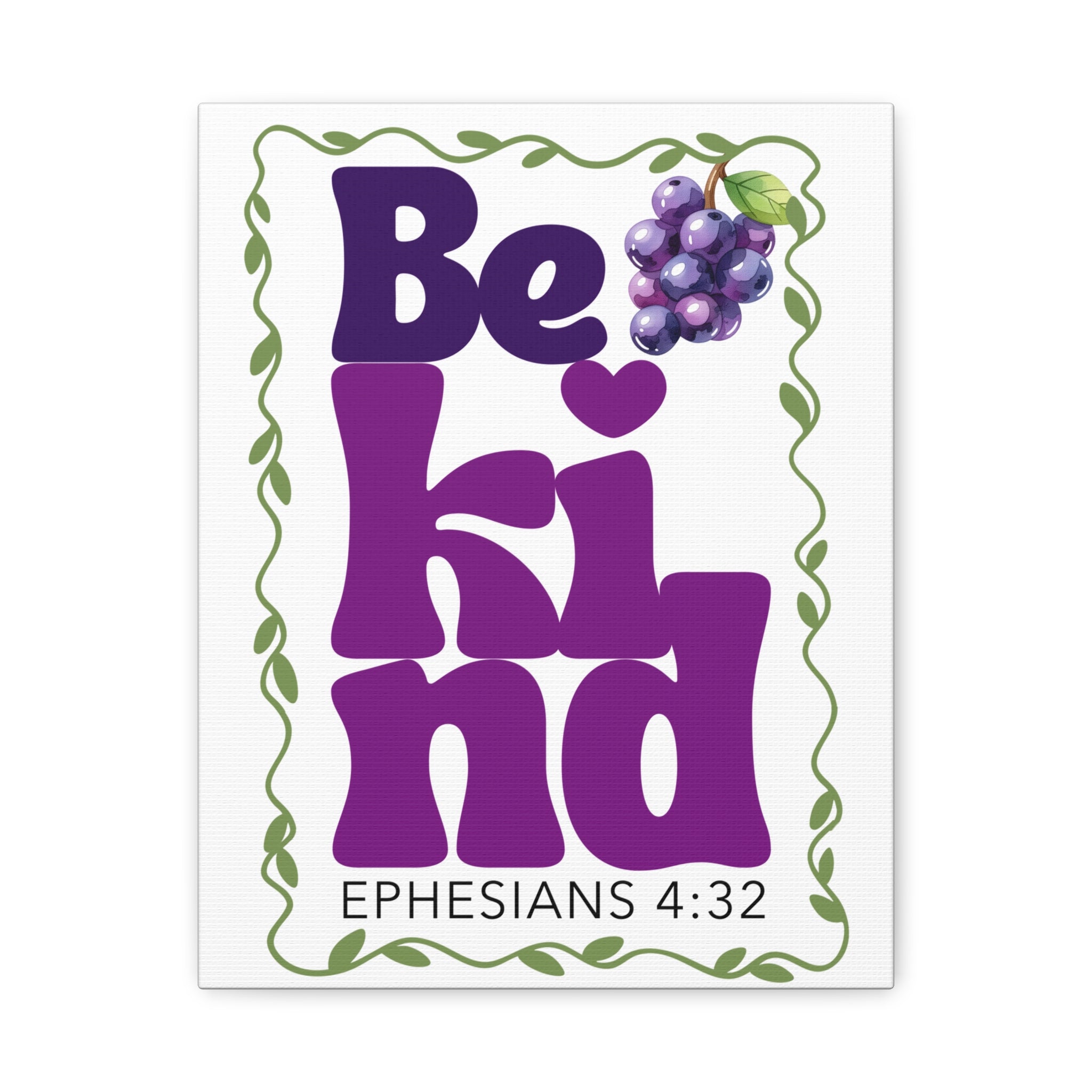 Kindness - Fruit of the Spirit Stretched Canvas Wall Art